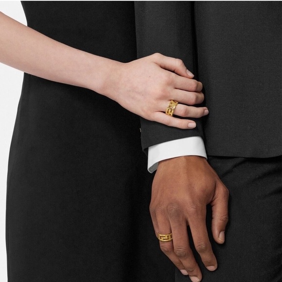 Versace Greca-detail Ring-Gold - Picture 7 of 7